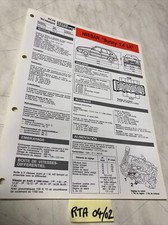 Fiche technique automobile