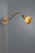 Massive-Philips Emerald Applique Acier Verre 52071/62/10 Sortie Bouton On-Off