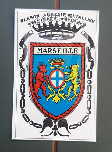 Blason adhésif métallisé - blason,
