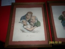  2 Lithographies L  Boilly ed