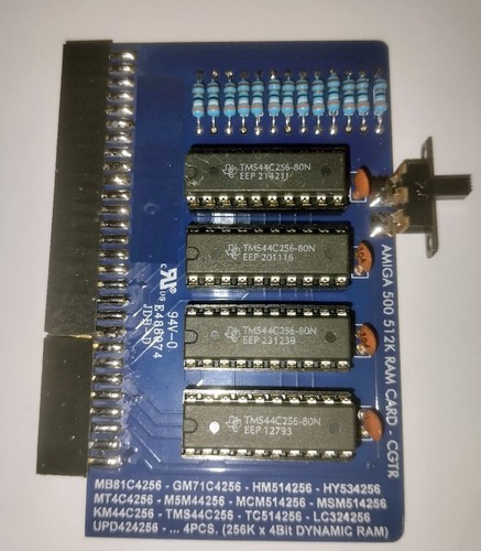 Extension mémoire amiga 500 - mémoire,