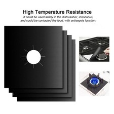  12 Pcs Protège Plaque De Cuisson Gaz Tapis Cuisinière À Gaziniere Doublure Four