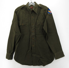 VTG WWII US Army Shirt Small