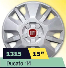LOT DE 4 ENJOLIVEURS 15'' POUR FIAT DUCATO 14- 2014- 1315