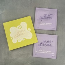 Pochette échantillon sachet Lolita Lempicka soin et douche crème parfumé 8ml x2