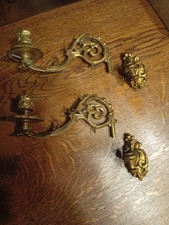 Ancienne paire d'appliques de piano en bronze ?