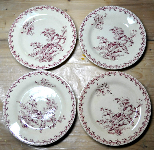 Assiettes plates gien - assiettes,