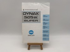 Minolta Dynax 505Si Super Manuel D'Utilisation Allemand