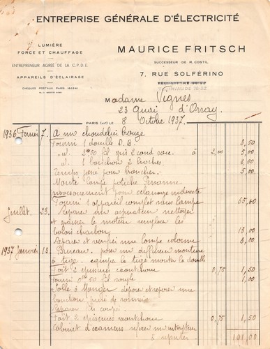1937 entreprise generale - entreprise, d