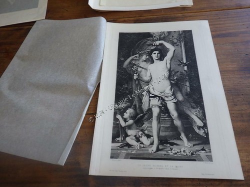 1899 jeune homme - homme, mort