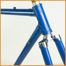 CHIESA RIVOLA VINTAGE COLUMBUS SL FRAME SET 51 53 STEEL ROAD BIKE CAMPAGNOLO S