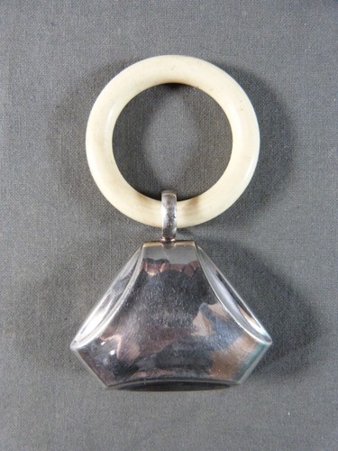 Hochet argent art déco - art,
