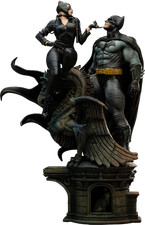 Dc Comics Batman & Catwoman Selina Kyle 1/6 Diorama Statue Iron Studios Sideshow