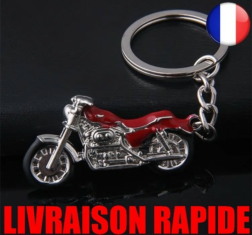 Porte clés moto - homme, métal