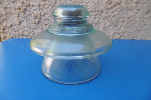 Ancien isolateur verre pour - en,