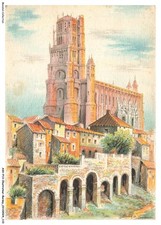 ASVP13-1034-ILLUSTRATEUR-BARDAY - Albi - Le castelviel et la cathédrale