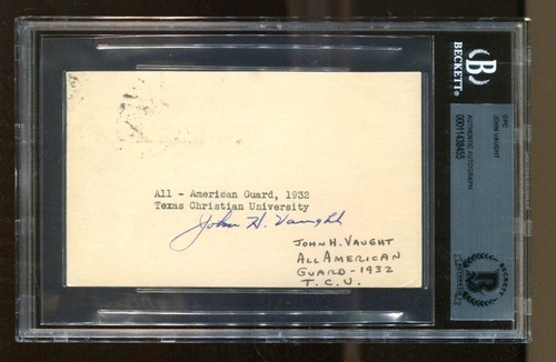 John vaught signed - signed, gpc