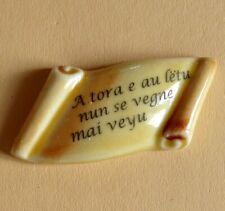 Fève pub perso Colas Clamecy 2011 pour Costa à Monaco - Proverbe 