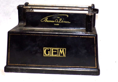 Edison gem model - tournage, de
