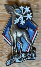 MÉDAILLE INSIGNE DE SKI.  LE