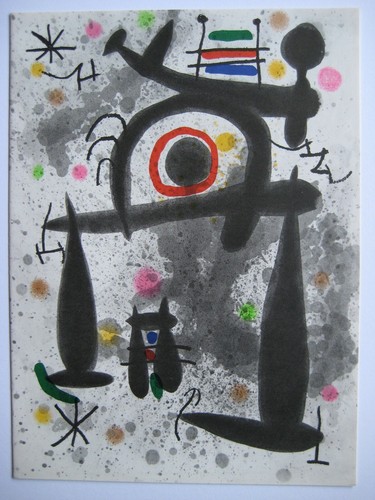 Miro joan lithographie - joan,