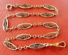 Chaine de Montre Plaqué Or