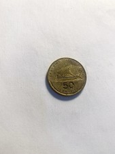2000 Greece 50 Drachmai Coin