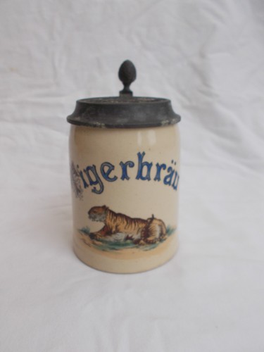Chope biere ancienne gres - chope,