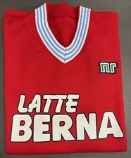 1 Maillot Football Rouge Naples Lait Bern Dirceu 10 1983/84 Acrylique Vintage