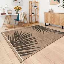 Tapis Jardin Exterieur Terrasse Cambre Cuisine Balcon Bohème Fleurs Lavable 3D