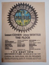 affiche originale concert pop