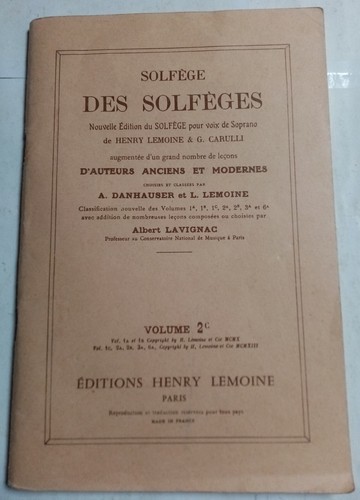 Solfège des solfèges volume - solfèges,