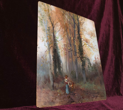 Tableau ancien peinture - tableau,