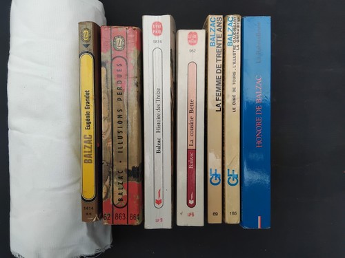Honoré balzac lot de 7 - balzac,