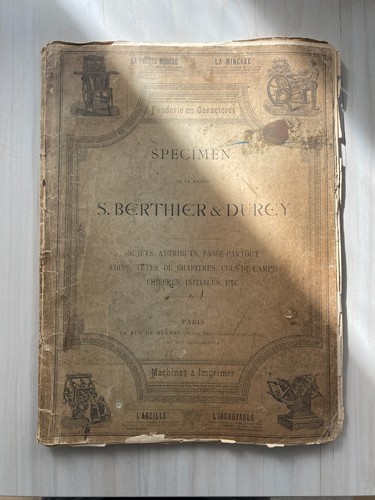 Rare catalogue de fonderie - rare!!,