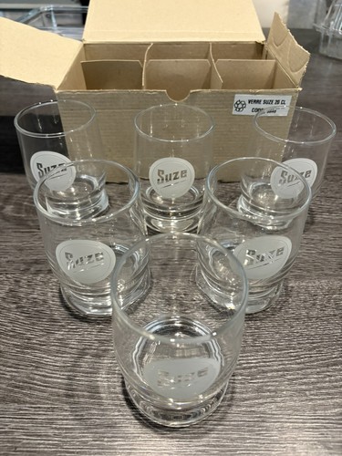 Lot verres suze vintage - 6,