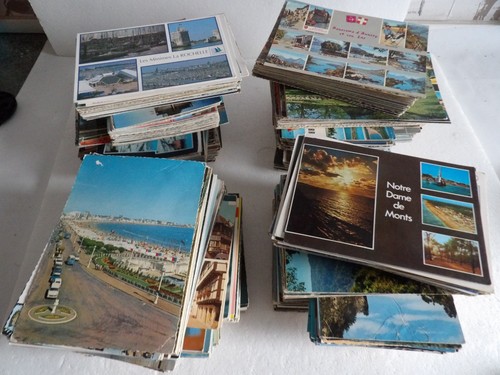 Lot 2500 cartes postales - 2500,