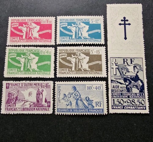 Timbre france libre - timbre,