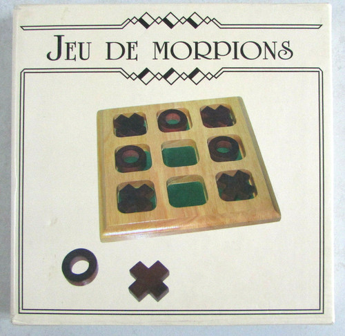 Jeu morpions bois - morpions, en
