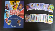 ALBUM JOUONS REVONS AUCHAN 2024 COMPLET - STICKERS NON COLLES + CARTES