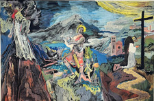 EDY LEGRAND Tables loi Moise LITHOGRAPHIE Judaica XX°