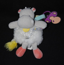 Peluche hippopotame Tropi'cool DOUDOU et COMPAGNIE SANS VEILLEUSE tétine NEUF