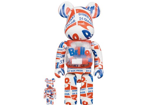 Bearbrick andy warhol - bearbrick, brillo