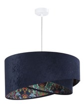 Suspension Bleue Multicolore