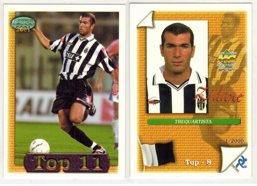 Cartes calcio 2001 top - cartes,
