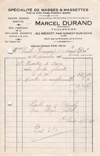 10 AUBE MERIOT, taillandier, Durand Marcel 1937 masses, acier