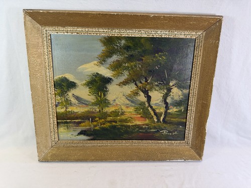 Tableau huile sur toile - tableau,