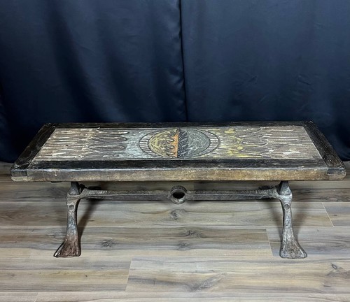 Table basse signée g - table,