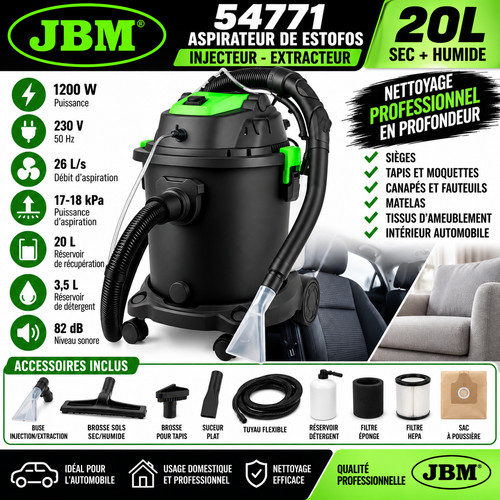 Jbm 54771 aspirateur injecteur - jbm,