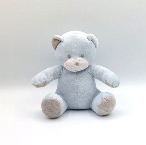 Doudou peluche ours bleu - , ciel